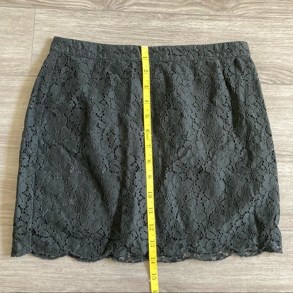 Talula Floral Lace Skirt Black - Picture 4 of 7